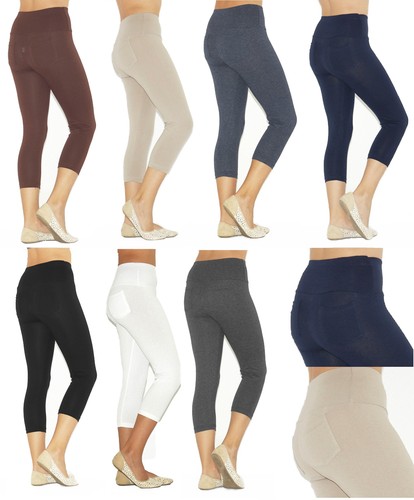 Capri damen leggings - 3/4,