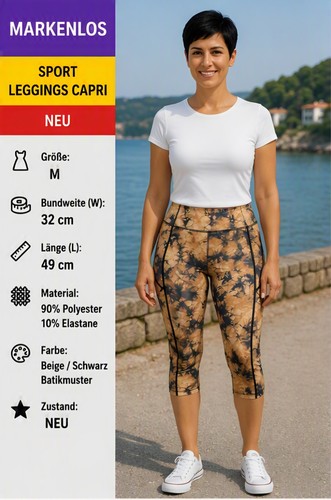 High waist capri leggings - waist,