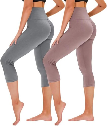 Leggings high waist - waist, 2er