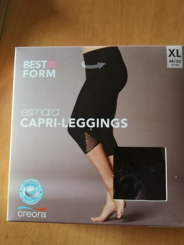 Capri leggings schwarz xl - capri-leggings, gr.