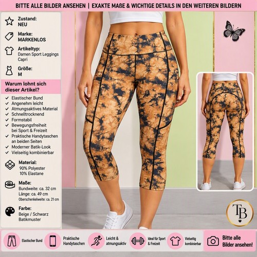 High waist capri leggings mit - waist,