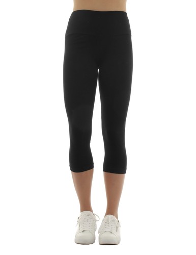 Damen capri leggings hoher - 3/4,