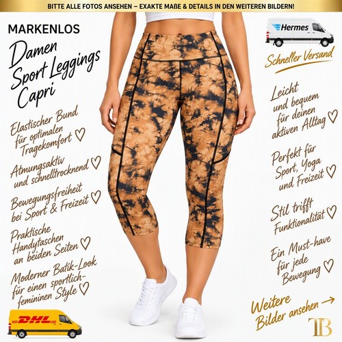 High waist capri leggings mit - high,