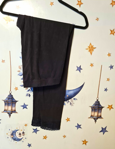 Damen leggings capri schwarz - damen,
