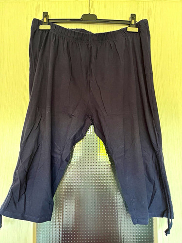 Damen capri leggins schwarz - 3,
